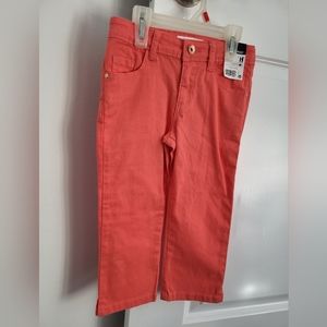 Coral Colour Capri Jean Sz 5 Kids
